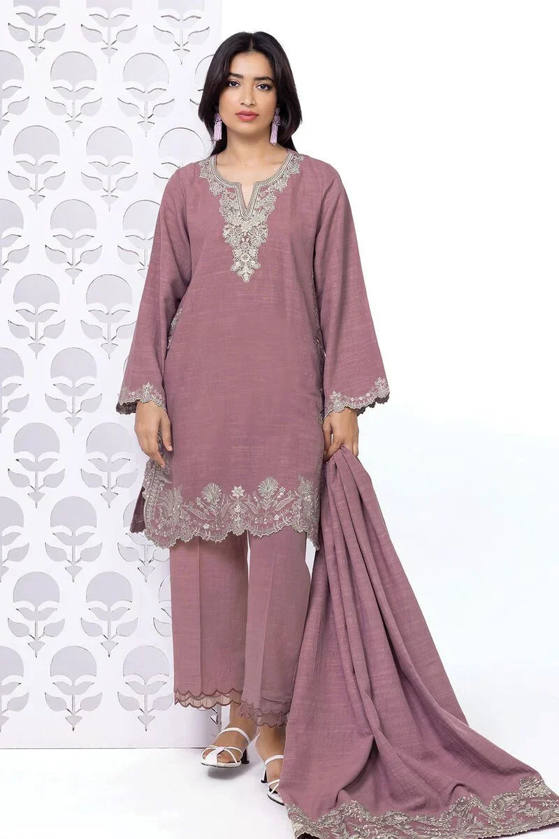 Khaadi | My Winter Mood | DKN07 L Dusty Pink Khaddar