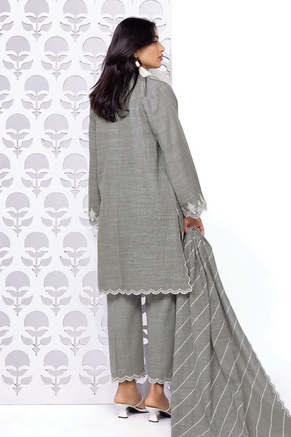 Khaadi | My Winter Mood | DKN15 S Steel Gray Hue Khaddar