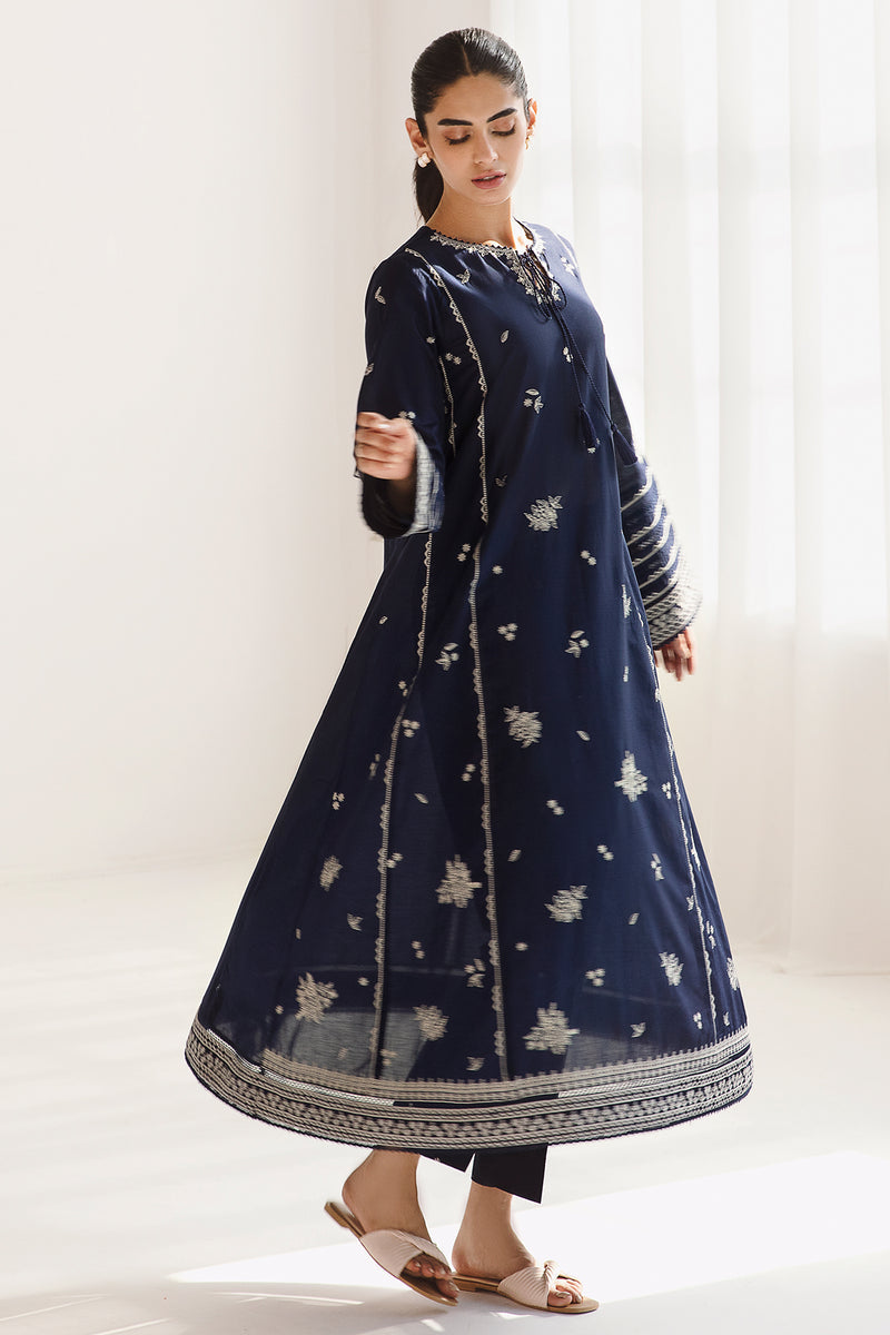 Jazmin | Summer Lawn 25 | USE-9031 L Navy Blue Lawn