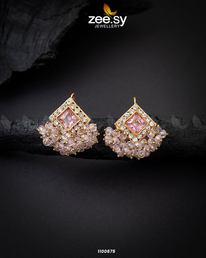 Earrings-0343 Pink