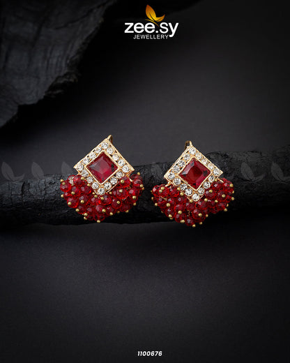 Earrings-0343 Red