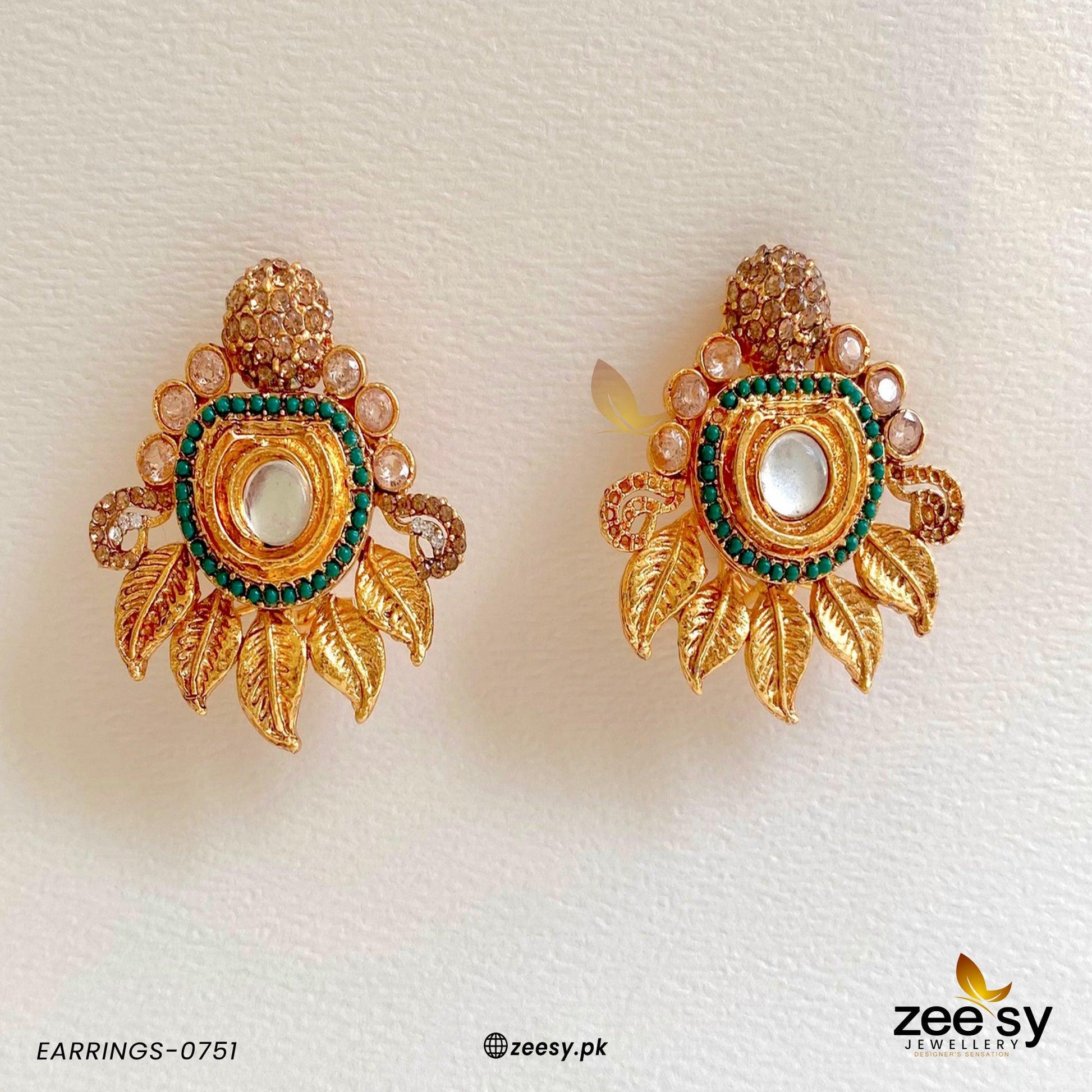 Earrings-0751 Green