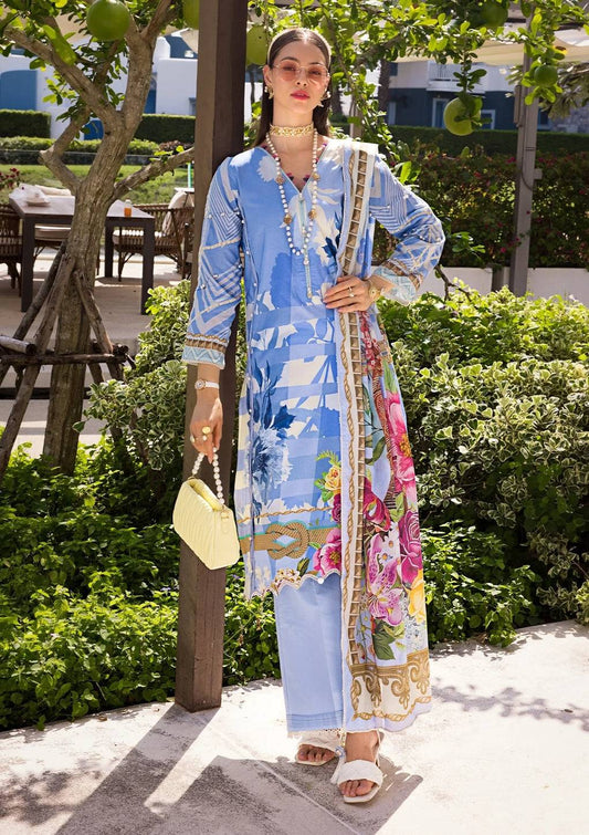 Elaf Premium | Prints Collection 2024 | EOP-01B DARIS - Pakistani Designer Dress - by Elaf Premium | Type: Formal - 100% Original at Saira Sultan