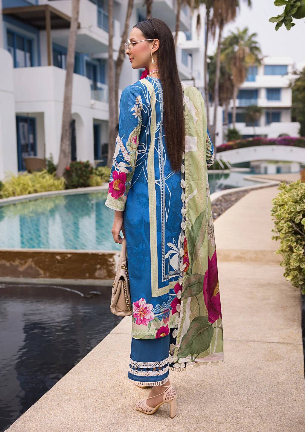 Elaf Premium | Prints Collection 2024 | EOP-08B WHIMSY TOSCANA - Pakistani Designer Dress - by Elaf Premium | Type: Formal - 100% Original at Saira Sultan
