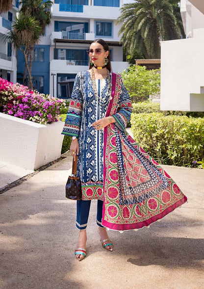 Elaf Premium | Prints Collection 2024 | EOP-07B ELNAZ - Pakistani Designer Dress - by Elaf Premium | Type: Formal - 100% Original at Saira Sultan