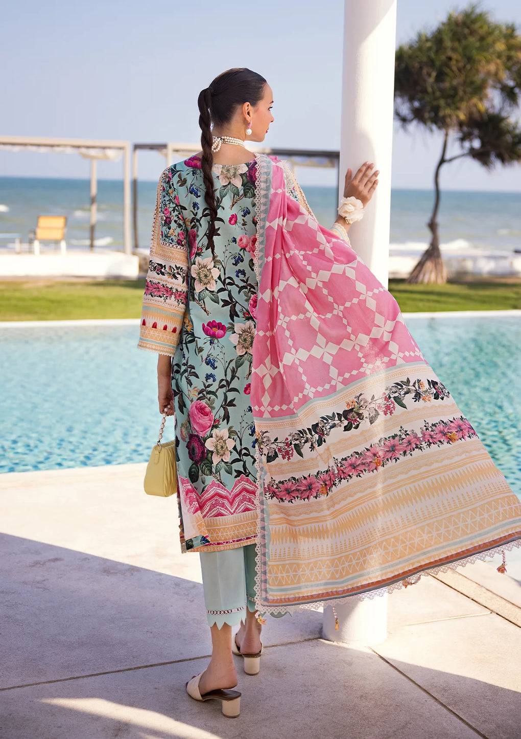 Elaf Premium | Prints Collection 2024 | EOP-06B FREYA - Pakistani Designer Dress - by Elaf Premium | Type: Formal - 100% Original at Saira Sultan