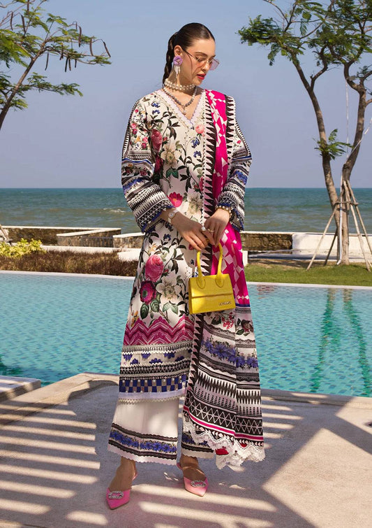 Elaf Premium | Prints Collection 2024 | EOP-06A AMARI MUSE - Pakistani Designer Dress - by Elaf Premium | Type: Formal - 100% Original at Saira Sultan