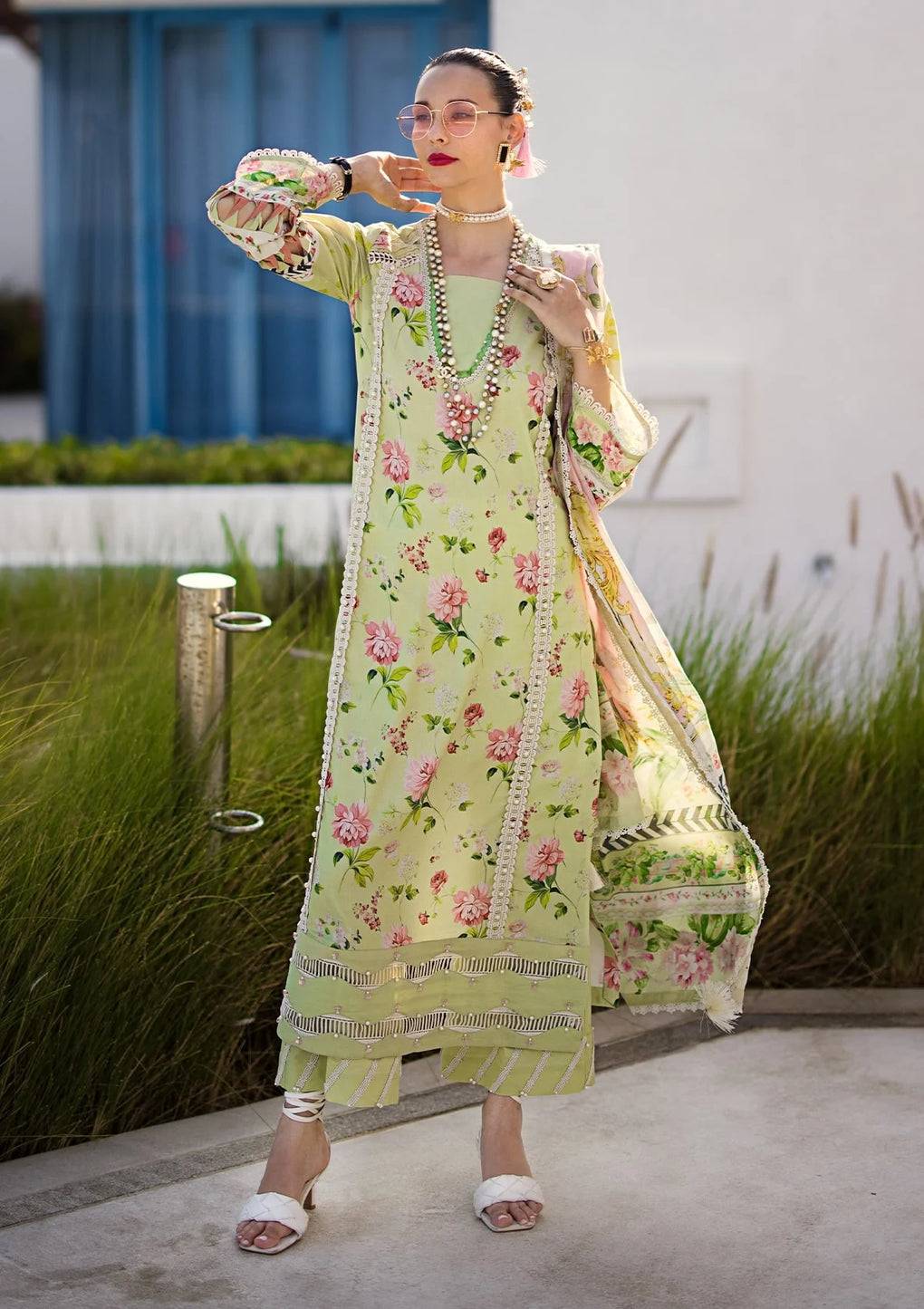 Elaf Premium | Prints Collection 2024 | EOP-02A CHELSEA - Pakistani Designer Dress - by Elaf Premium | Type: Formal - 100% Original at Saira Sultan