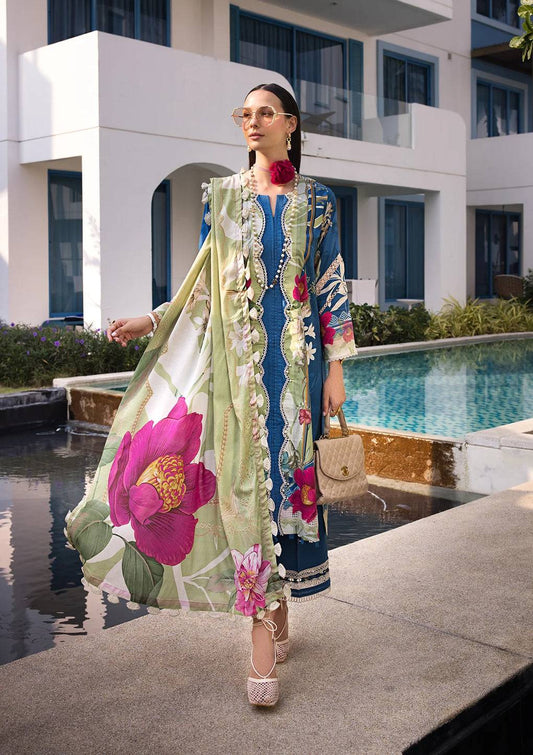 Elaf Premium | Prints Collection 2024 | EOP-08B WHIMSY TOSCANA - Pakistani Designer Dress - by Elaf Premium | Type: Formal - 100% Original at Saira Sultan