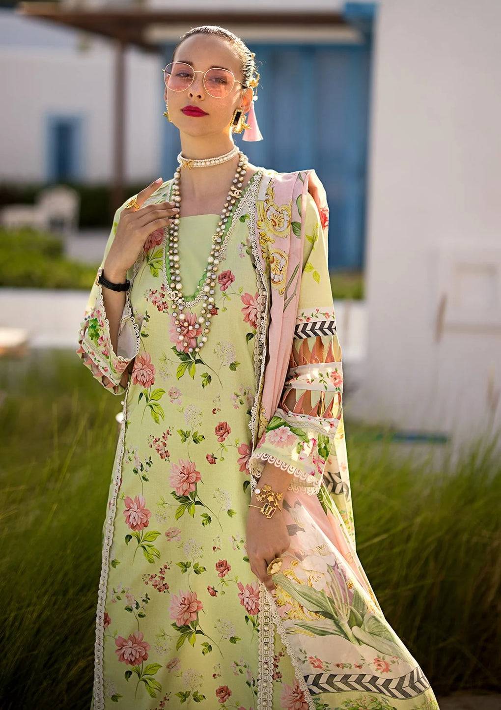 Elaf Premium | Prints Collection 2024 | EOP-02A CHELSEA - Pakistani Designer Dress - by Elaf Premium | Type: Formal - 100% Original at Saira Sultan