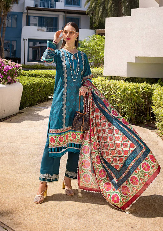 Elaf Premium | Prints Collection 2024 | EOP-07A FAUNA - Pakistani Designer Dress - by Elaf Premium | Type: Formal - 100% Original at Saira Sultan