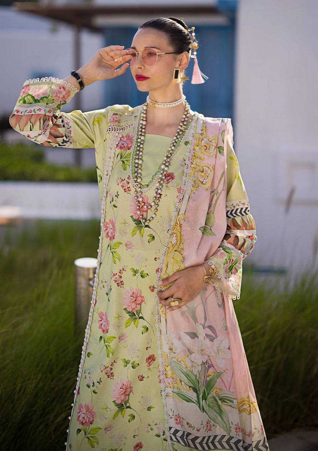 Elaf Premium | Prints Collection 2024 | EOP-02A CHELSEA - Pakistani Designer Dress - by Elaf Premium | Type: Formal - 100% Original at Saira Sultan