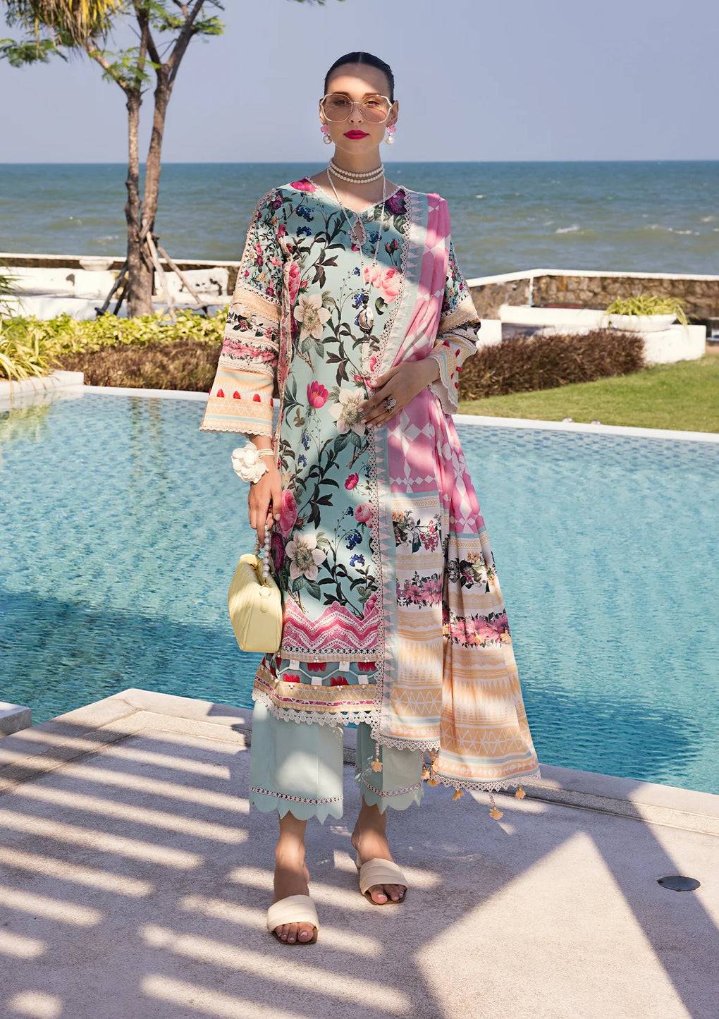 Elaf Premium | Prints Collection 2024 | EOP-06B FREYA - Pakistani Designer Dress - by Elaf Premium | Type: Formal - 100% Original at Saira Sultan