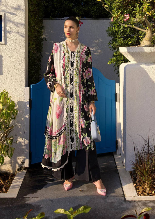 Elaf Premium | Prints Collection 2024 | EOP-05A EBONY - Pakistani Designer Dress - by Elaf Premium | Type: Formal - 100% Original at Saira Sultan