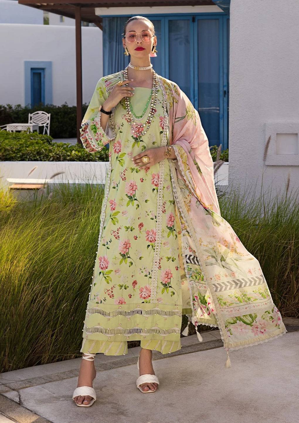 Elaf Premium | Prints Collection 2024 | EOP-02A CHELSEA - Pakistani Designer Dress - by Elaf Premium | Type: Formal - 100% Original at Saira Sultan