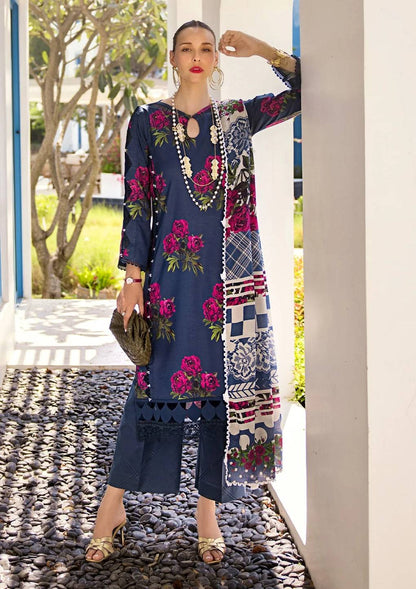 Elaf Premium | Prints Collection 2024 | EOP-03B PATTAYA POISE - Pakistani Designer Dress - by Elaf Premium | Type: Formal - 100% Original at Saira Sultan