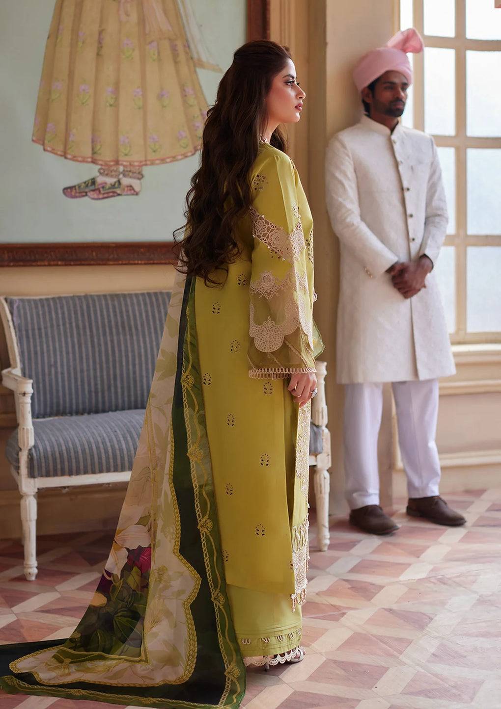Elaf Premium | Eid Edit 2024 | ELE-05 MEENAH - Pakistani Designer Dress - by Elaf Premium | Type: Luxury - 100% Original at Saira Sultan
