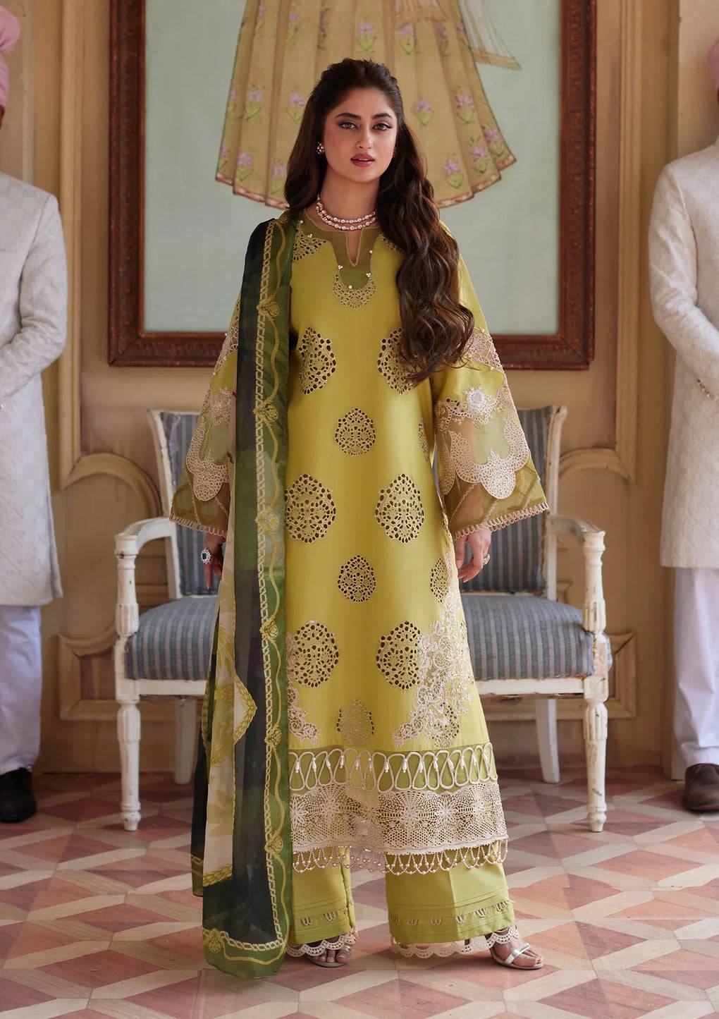 Elaf Premium | Eid Edit 2024 | ELE-05 MEENAH - Pakistani Designer Dress - by Elaf Premium | Type: Luxury - 100% Original at Saira Sultan