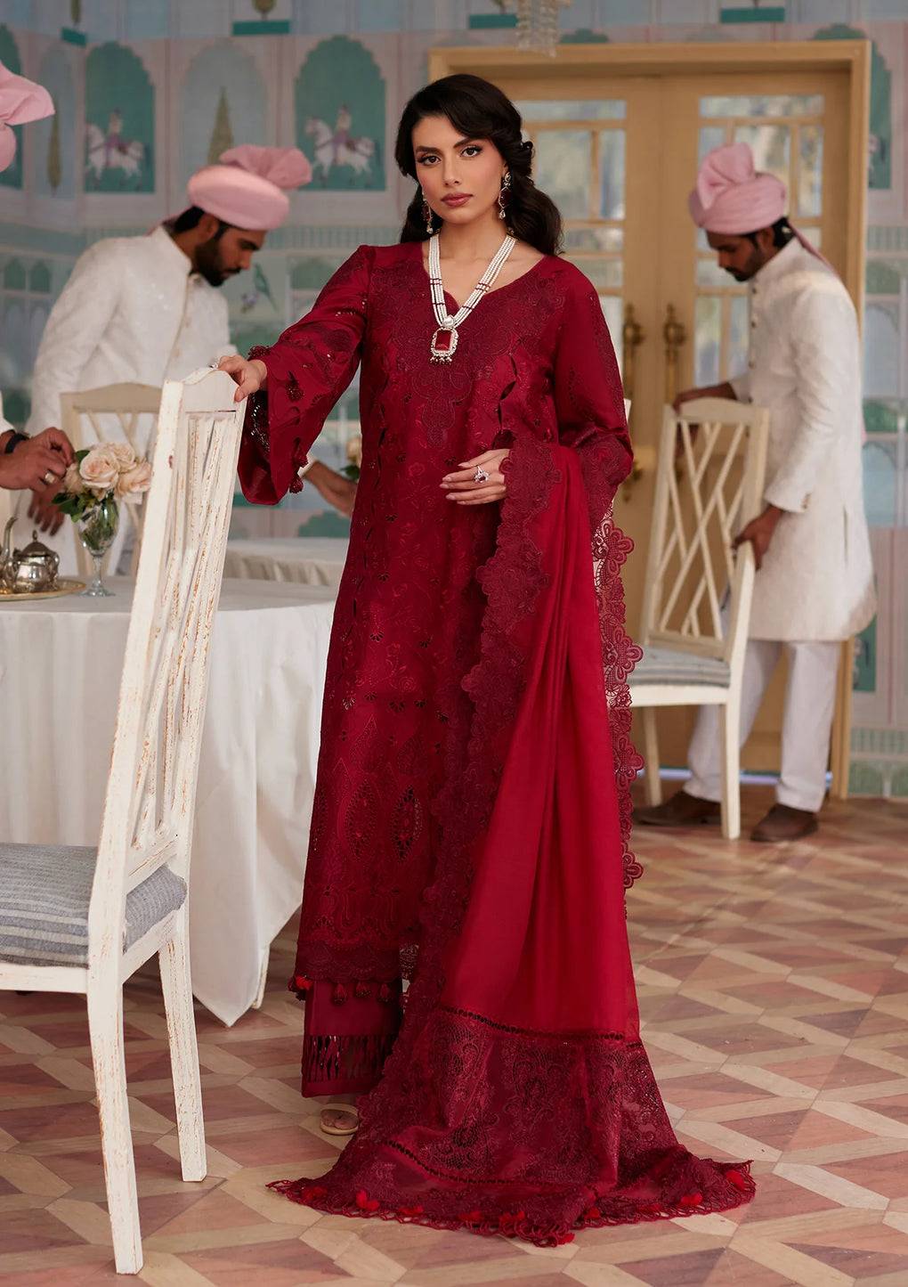 Elaf Premium | Eid Edit 2024 | ELE-06 WAFA - Pakistani Designer Dress - by Elaf Premium | Type: Luxury - 100% Original at Saira Sultan