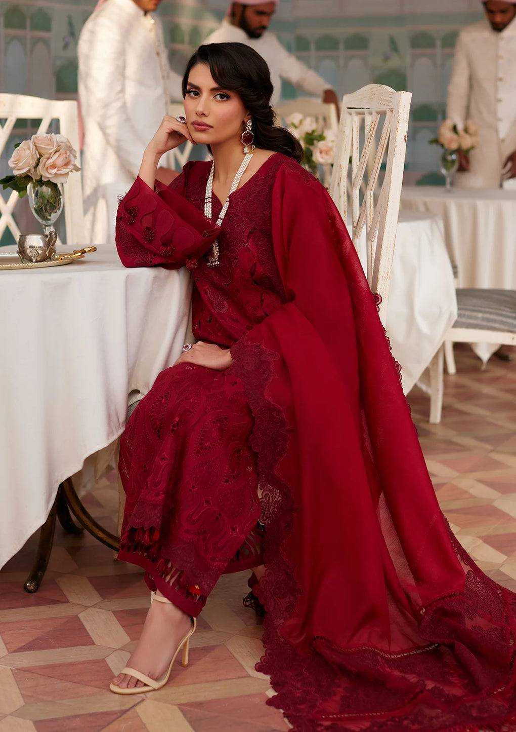 Elaf Premium | Eid Edit 2024 | ELE-06 WAFA - Pakistani Designer Dress - by Elaf Premium | Type: Luxury - 100% Original at Saira Sultan