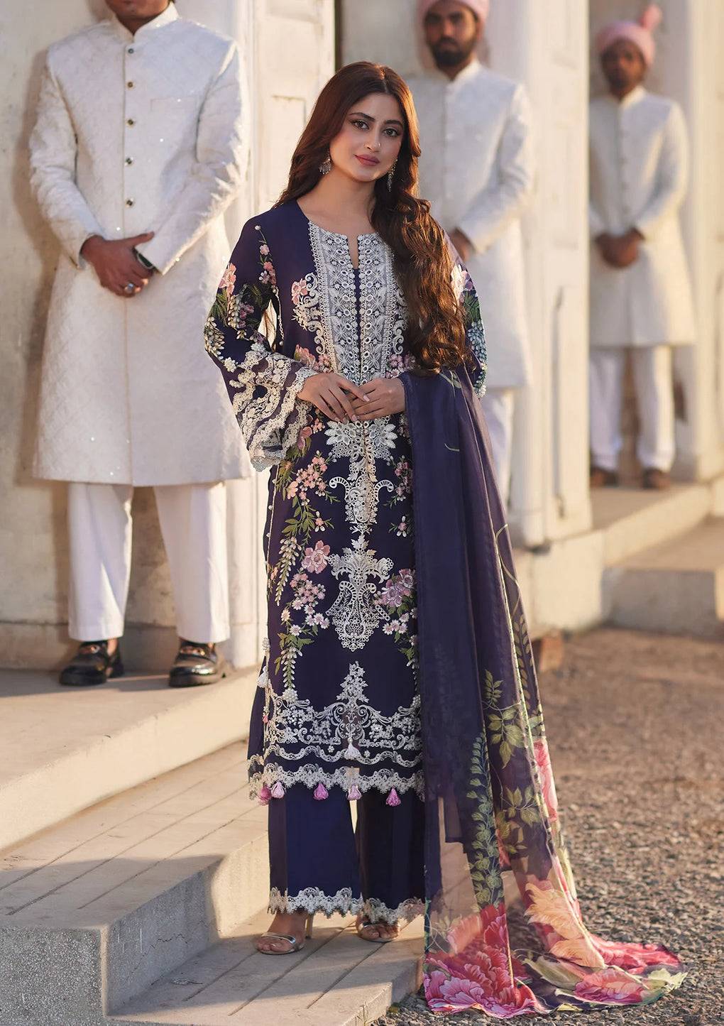 Elaf Premium | Eid Edit 2024 | ELE-12B YAZMIN - Pakistani Designer Dress - by Elaf Premium | Type: Luxury - 100% Original at Saira Sultan