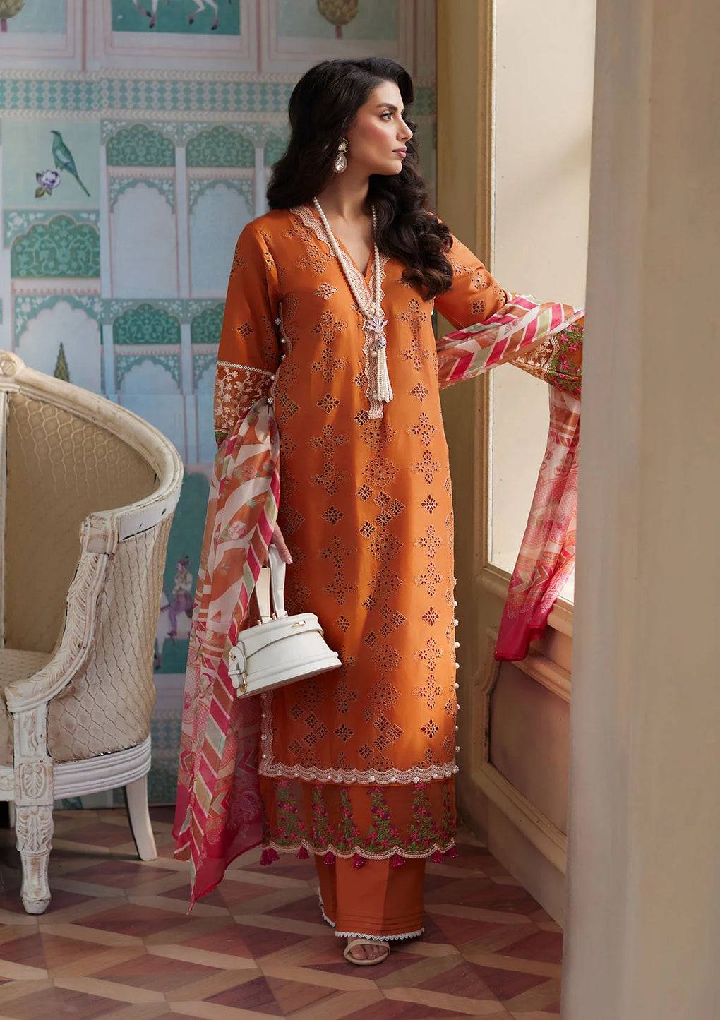 Elaf Premium | Eid Edit 2024 | ELE-09 ELNAZ - Pakistani Designer Dress - by Elaf Premium | Type: Luxury - 100% Original at Saira Sultan
