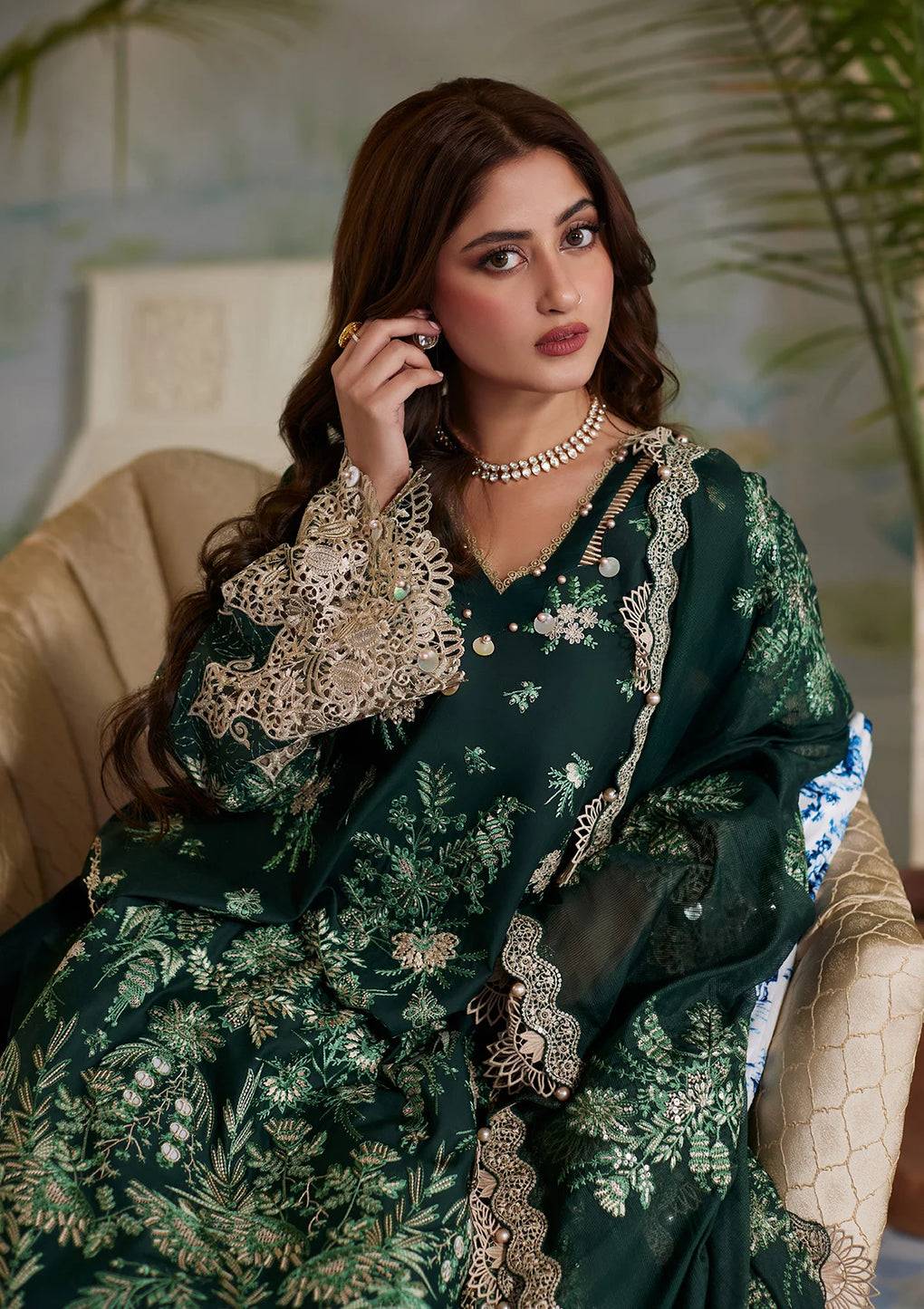 Elaf Premium | Eid Edit 2024 | ELE-07 ZARIA - Pakistani Designer Dress - by Elaf Premium | Type: Luxury - 100% Original at Saira Sultan