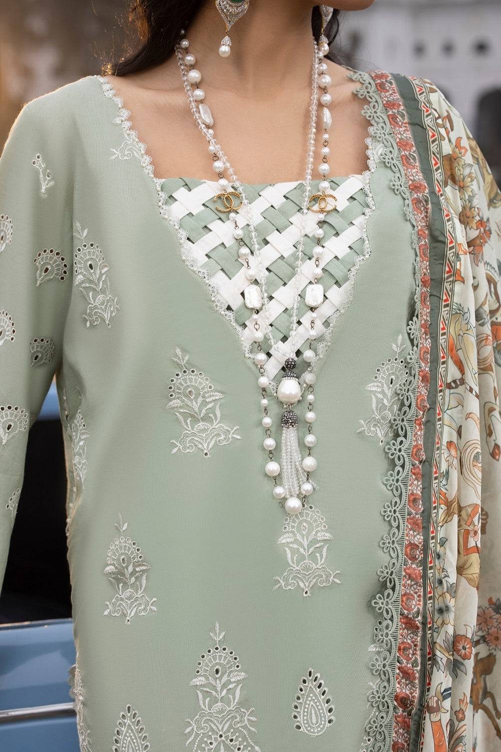 Ittehad | Embroidered Lawn | I-16 - Pakistani Designer Dress - by Ittehad | Type: Luxury - 100% Original at Saira Sultan