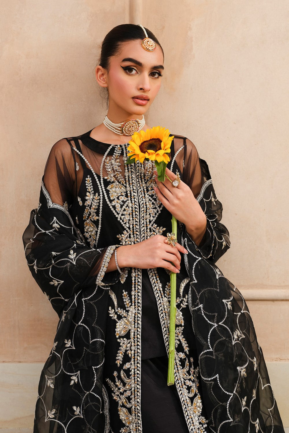Maryum N Maria | Musk Formals | ELIRA - FS40033 M Black Net