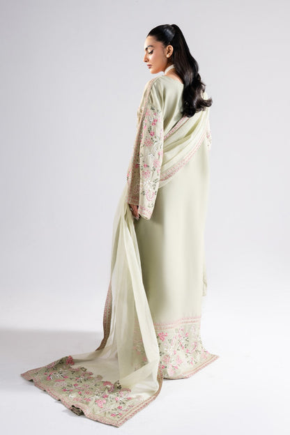 Maryum N Maria | Luna Formals | Elora M Jade Green Viscose Cotton