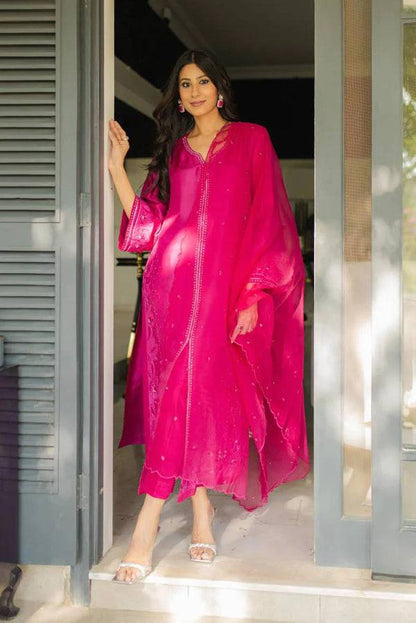 Jeem | Luxury Pret | ELSA PINK - Pakistani Designer Dress - by Jeem | Type: Luxury - 100% Original at Saira Sultan