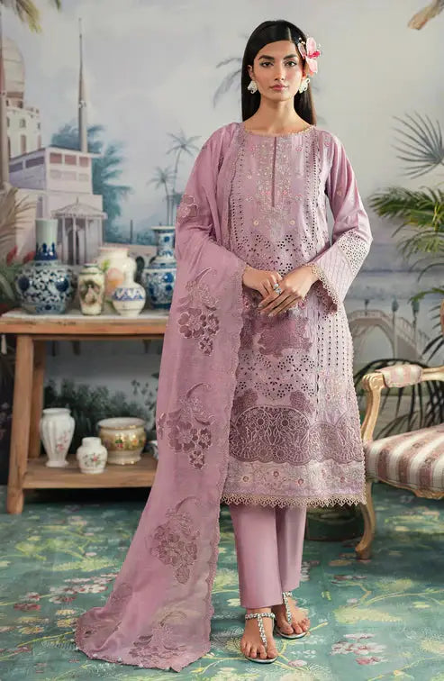 Emaan Adeel | Ayra Luxury Lawn 24 | AR-03 - Pakistani Designer Dress - by Emaan Adeel | Type: Luxury - 100% Original at Saira Sultan
