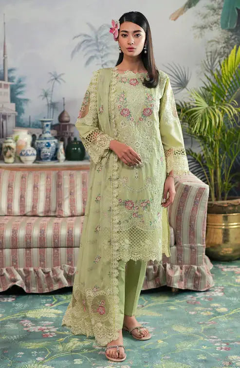 Emaan Adeel | Ayra Luxury Lawn 24 | AR-02 - Pakistani Designer Dress - by Emaan Adeel | Type: Luxury - 100% Original at Saira Sultan