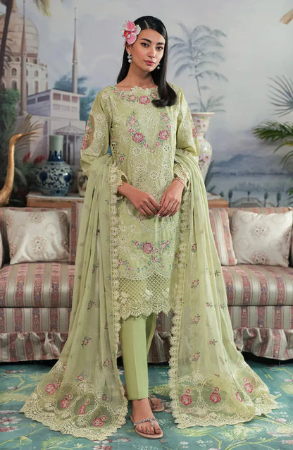 Emaan Adeel | Ayra Luxury Lawn 24 | AR-02 - Pakistani Designer Dress - by Emaan Adeel | Type: Luxury - 100% Original at Saira Sultan