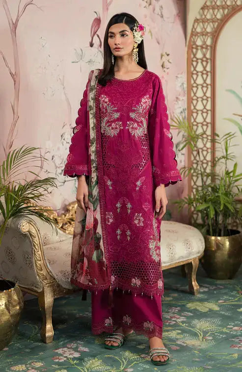 Emaan Adeel | Ayra Luxury Lawn 24 | AR-04 - Pakistani Designer Dress - by Emaan Adeel | Type: Luxury - 100% Original at Saira Sultan