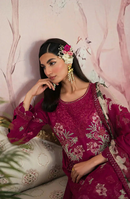 Emaan Adeel | Ayra Luxury Lawn 24 | AR-04 - Pakistani Designer Dress - by Emaan Adeel | Type: Luxury - 100% Original at Saira Sultan