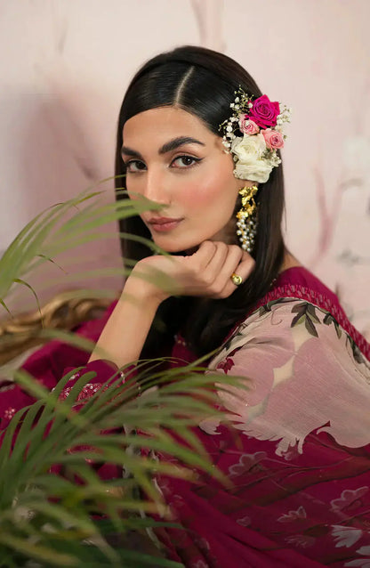 Emaan Adeel | Ayra Luxury Lawn 24 | AR-04 - Pakistani Designer Dress - by Emaan Adeel | Type: Luxury - 100% Original at Saira Sultan