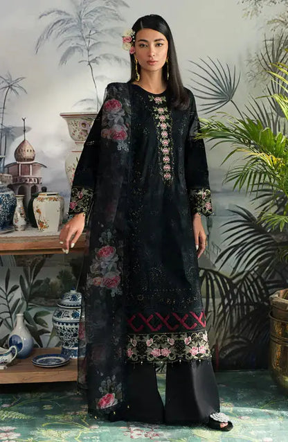 Emaan Adeel | Ayra Luxury Lawn 24 | AR-05 - Pakistani Designer Dress - by Emaan Adeel | Type: Luxury - 100% Original at Saira Sultan