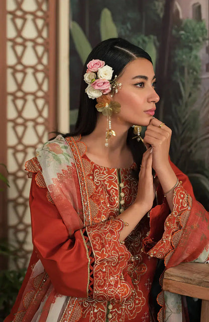 Emaan Adeel | Ayra Luxury Lawn 24 | - Pakistani Designer Dress - by Emaan Adeel | Type: Luxury - 100% Original at Saira Sultan