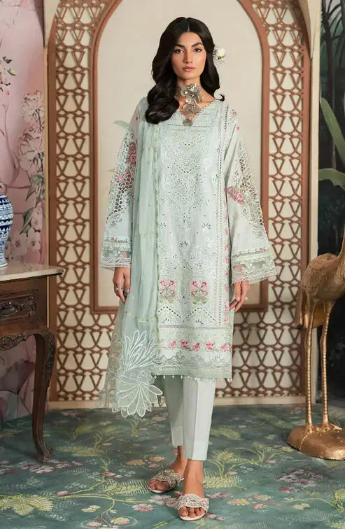 Emaan Adeel | Ayra Luxury Lawn 24 | AR-07 - Pakistani Designer Dress - by Emaan Adeel | Type: Luxury - 100% Original at Saira Sultan