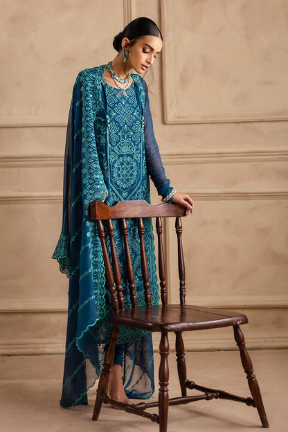 Gul Ahmed | Festive Eid 25 | LE-52004 L Navy Chiffon