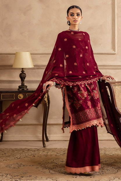 Gul Ahmed | Festive Eid 25 | LSV-52022 S Blood Red Swiss