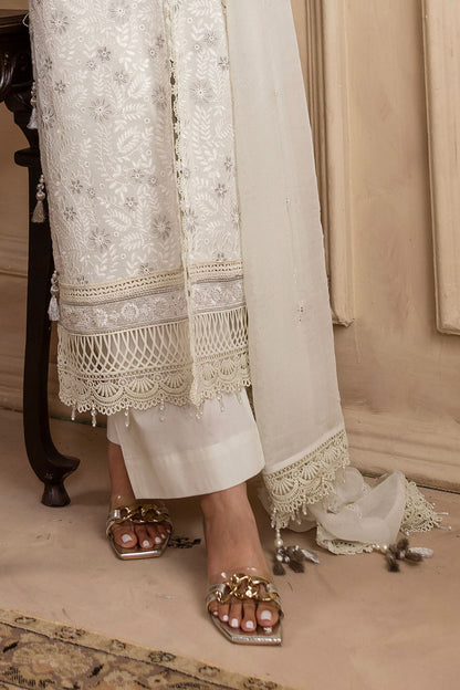 Gul Ahmed | Festive Eid 25 | LSV-52017 XL Ivory Swiss