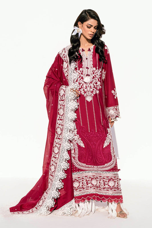 Gul Ahmed | Gul Nilofer 25 | DN-42040 XS Redish Pink Lawn