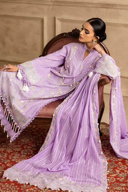 Gul Ahmed | Festive Eid 25 | PM-52034 Custom Size Lawn Lilac
