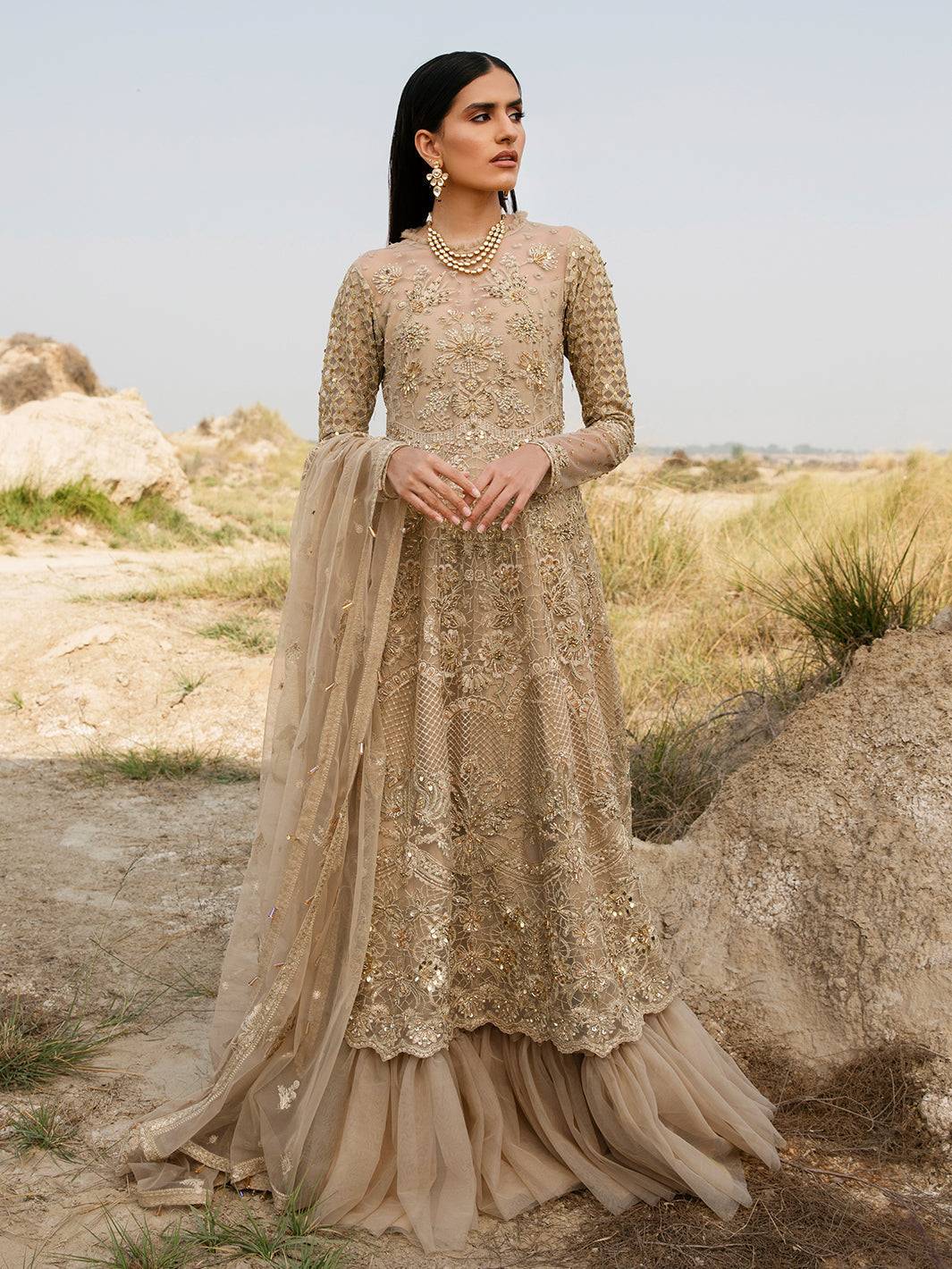 Epoque | Dawn of Love | Garnet-EP-11 - Pakistani Designer Dress - by Epoque | Type: Formal - 100% Original at Saira Sultan