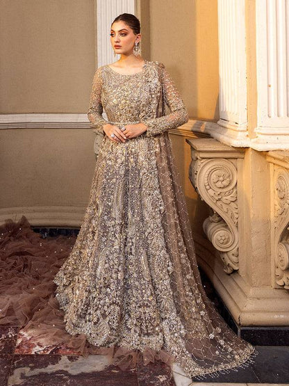 Epoque | Reverie Bridals | Chartreuse - Pakistani Designer Dress - by Epoque | Type: Bridal - 100% Original at Saira Sultan