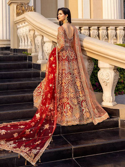Epoque | Reverie Bridals | Cramoise - Pakistani Designer Dress - by Epoque | Type: Bridal - 100% Original at Saira Sultan