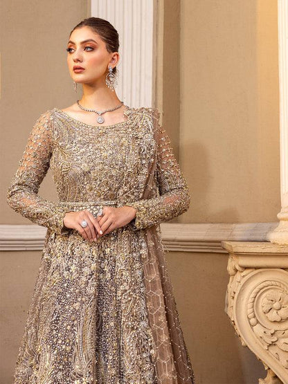 Epoque | Reverie Bridals | Chartreuse - Pakistani Designer Dress - by Epoque | Type: Bridal - 100% Original at Saira Sultan
