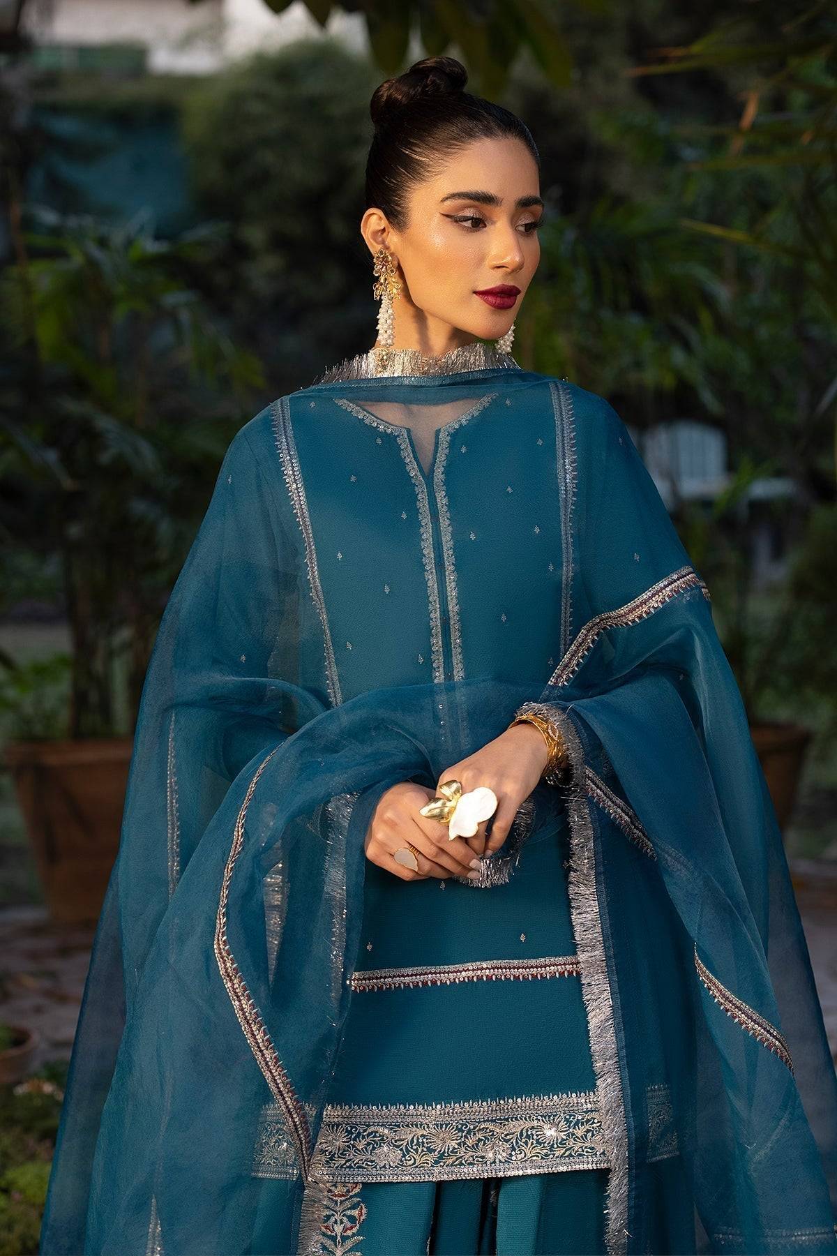 Erum Khan | Shahzeen Eid Collection | TWILIGHT - Pakistani Designer Dress - by Erum Khan | Type: Formal - 100% Original at Saira Sultan